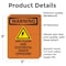Signmission ARC Flash And Electrical With Symbol OSHA Warning Sign, Vinyl Decal, 3.5in W x 5in L, 2PK OS-2PACK-WS-D-35-V-12968 - alternate 3